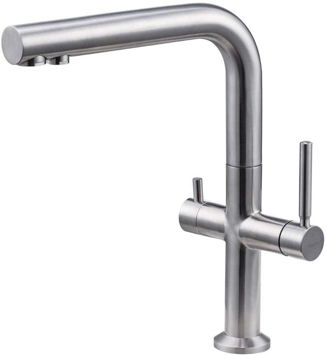Kielle wimeo - keukenkraan met filterfunctie, geborsteld roestvrij staal