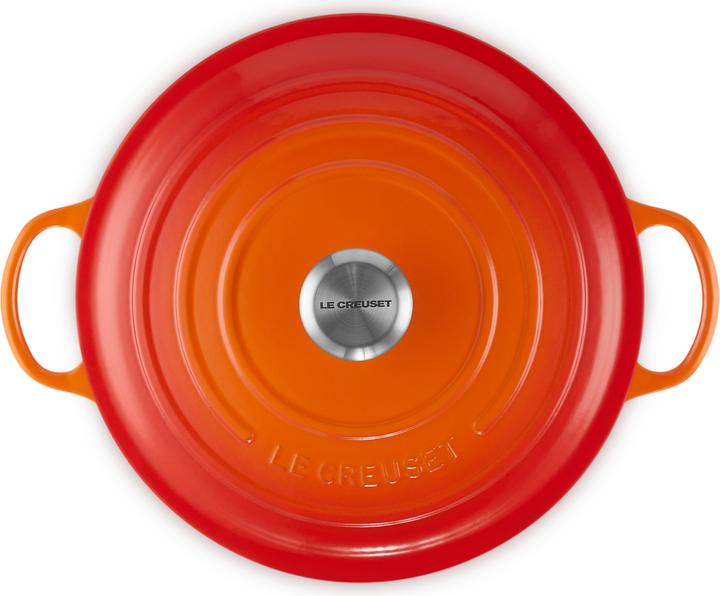 Image du produit Le Creuset 21114280900430 La Marmite Signature 28 cm rouge four (28 cm, Cocotte + faitout, Fonte)