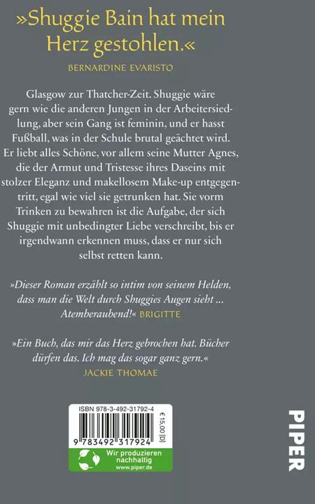 Immagine prodotto Shuggie Bain (Tedesco, Douglas Stuart, 2023)