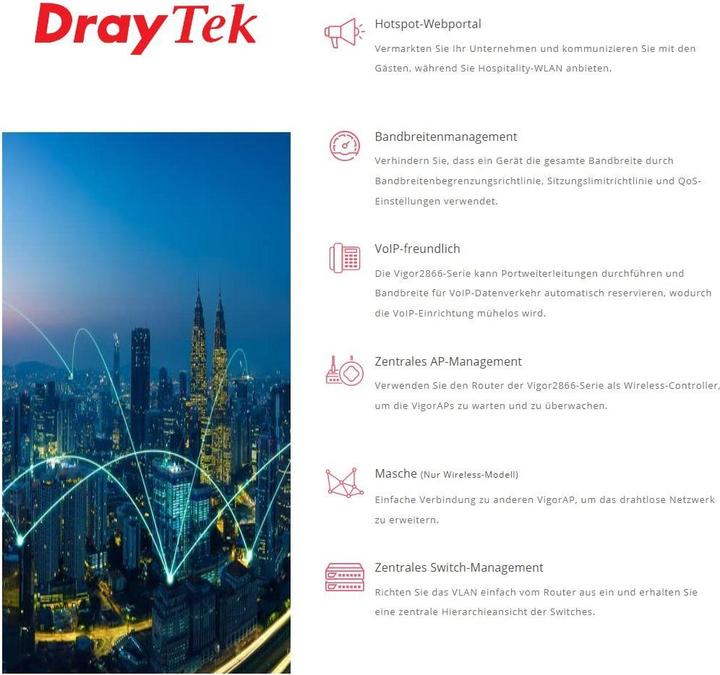 Produktbild Draytek G.fast-Modem Vigor2866