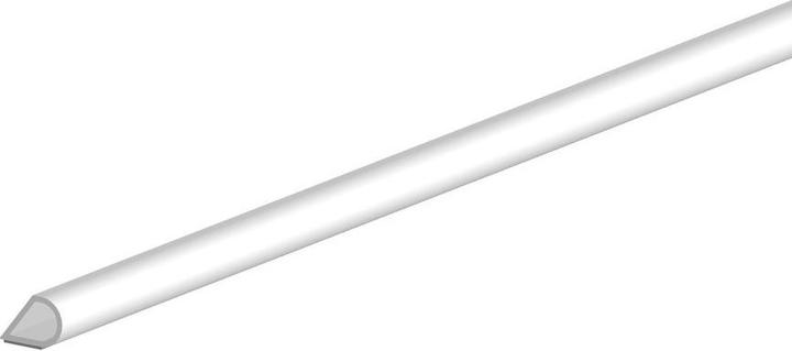 Elton Ellen Türanschlagdichtung 232 selbstkl. Silikon weiss, Br 9,5mm x H 6,5mm,L 25mtr