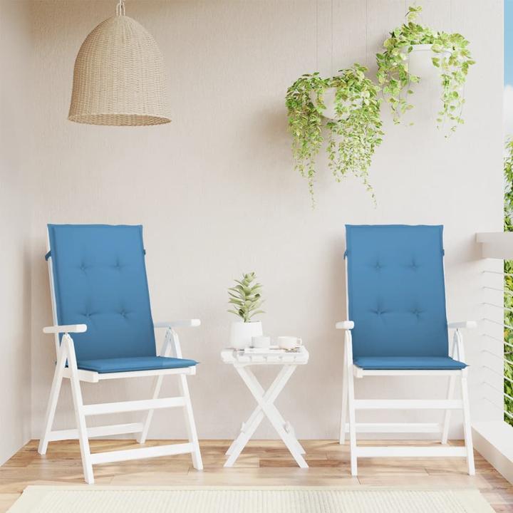 Immagine prodotto VidaXL Cuscini dello schienale alto 2 pezzi in tessuto (120 x 50 x 4 cm)