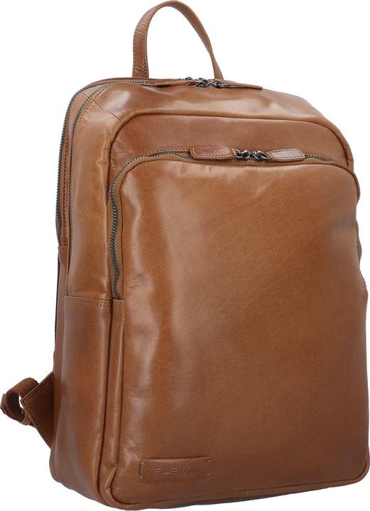 Actual product image Plevier Opaal rugzak 15.6 inch cognac. (19 l)