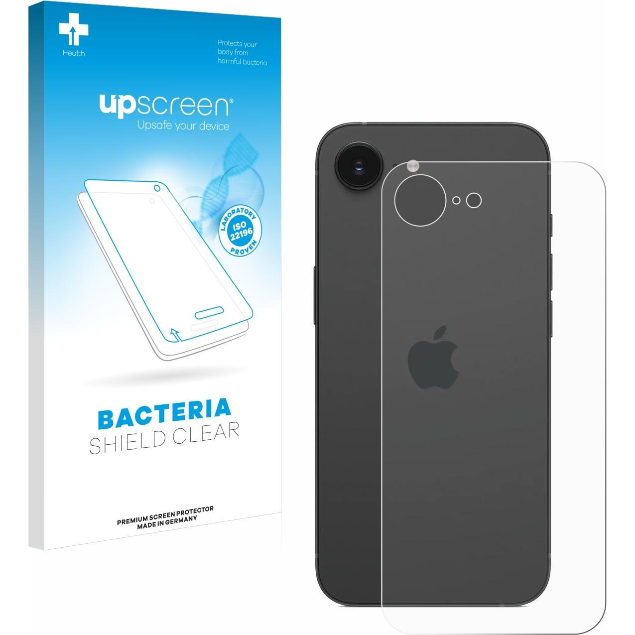 upscreen Schutzfolie Displayschutz Displayschutzfolie Folie Klar antibakteriell (1 Stück, Apple iPhone 16e), Smartphone ...