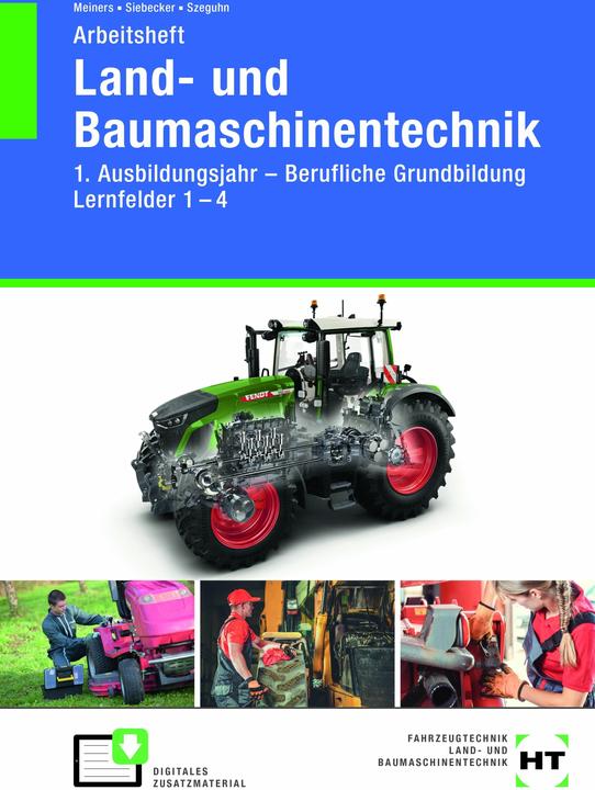 Image du produit Meiners:Arbeitsheft Land- und Baumaschi (Allemand, Hermann Meiners, Ralf Siebecker, Stefanie Szeguhn, 2024)