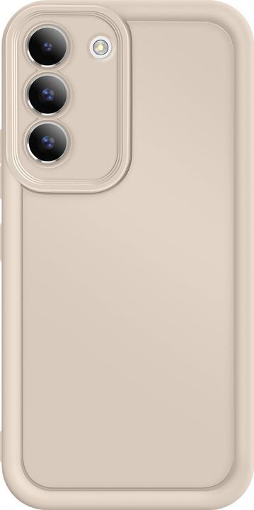Actual product image OEM Rim TPU case for Samsung Galaxy S22 beige (Samsung Galaxy S22)