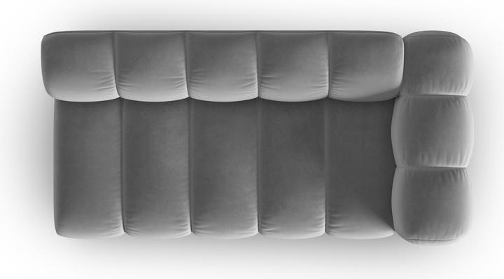Image du produit Micadoni Canapé Modulable Droit en Velours, "Lupine", 3 Places, 175x95x70Fabriqué en Europe (3 places, Canapé modulaire)