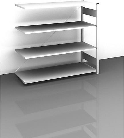 Actual product image Hofe Sideboard plug-in shelf, light gray