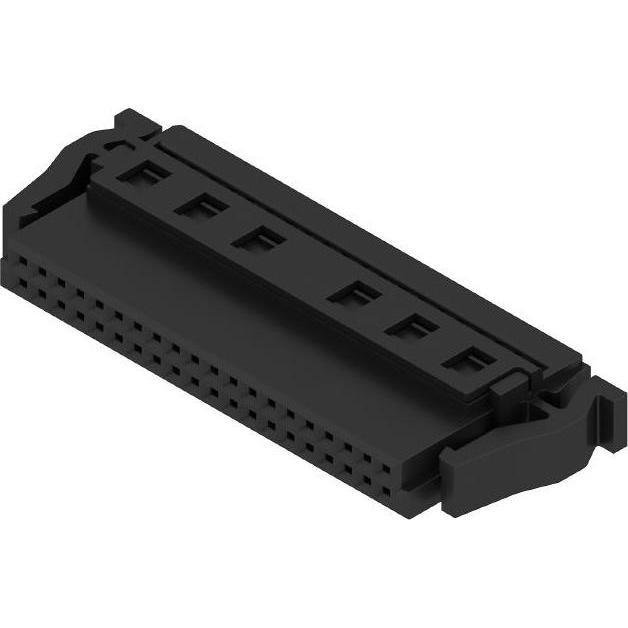 Weidmüller 2747570000 Pfosten-Steckverbinder Rastermass: 1.27 mm Polzahl Gesamt:, Cavo + Spina elettrica, Nero