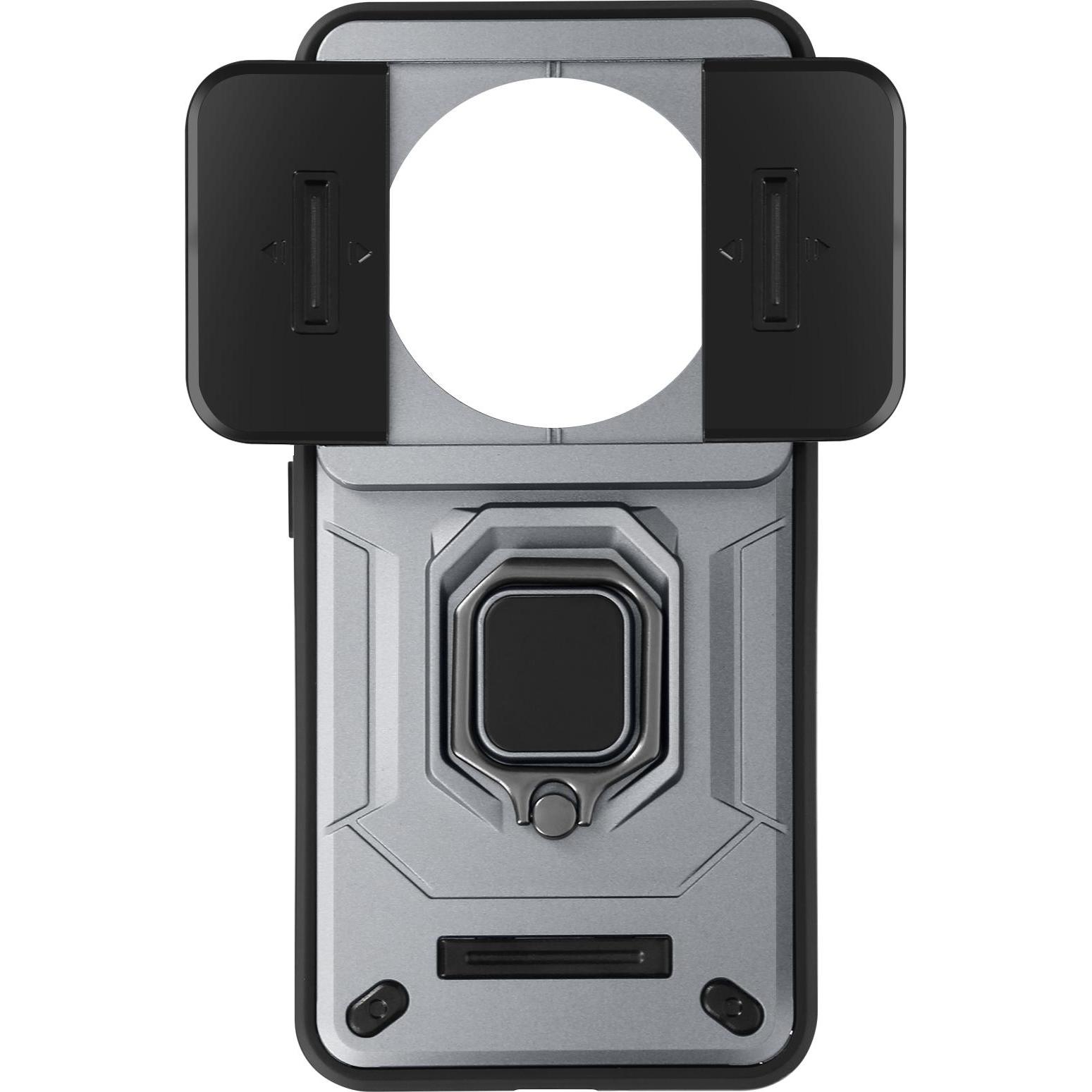 Avizar Ring + Kameraabdeckung Backcover Series (Xiaomi 14 Ultra), Smartphone Hülle, Grau