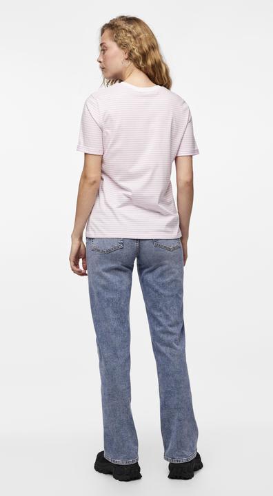 Image du produit Pieces Pcria Ss Fold Up Tee Stripes Noos Bc (S)