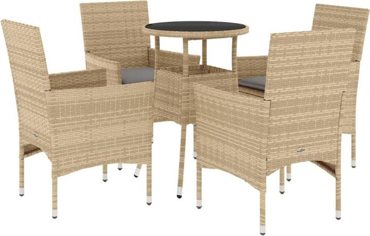 Produktbild vidaXL Garten Essgruppe (60 x 60 x 75 cm)