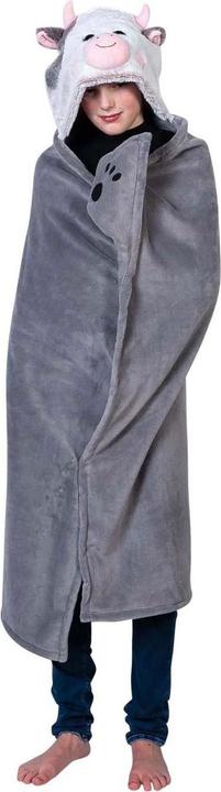 Actual product image Cozy Noxxiez Noxxiez Fleece Blanket - Cow (130 x 100 cm)