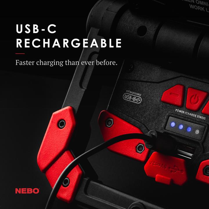 Actual product image Nebo OMNI 2K LED-Arbeitslampe (2000 lm)