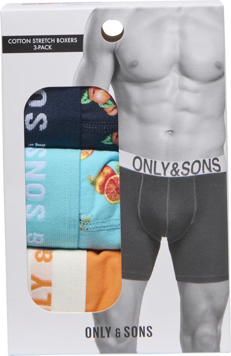 Produktbild Only & Sons Onssummer Printed Boxer 3-Pack Noos (S, 3er Pack)