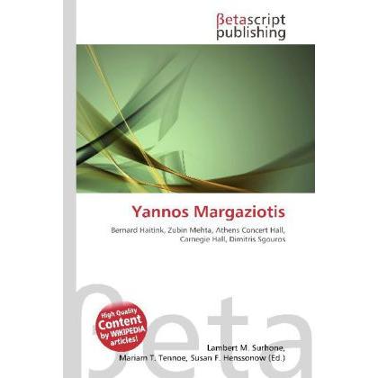 Yannos Margaziotis, Fachbücher von Lambert M. Surhone, Mariam T. Tennoe, Susan F. Henssonow