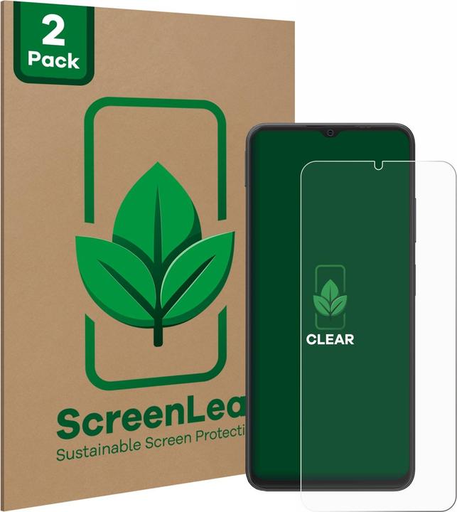 Actual product image ScreenLeaf Screen Protector sustainable Screen Protection, clear, anti-scratch (2 Piece, Blackview A8 Max)
