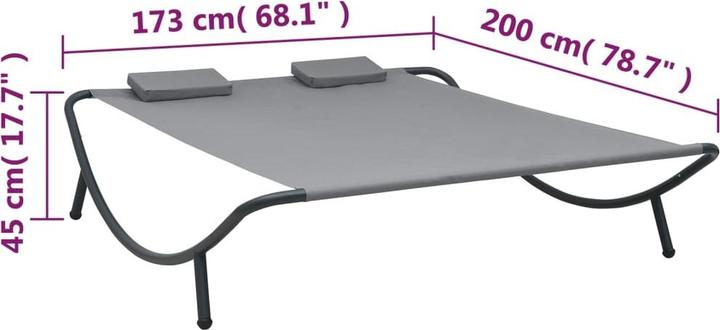 Produktbild vidaXL Sonnenliege (200 cm)