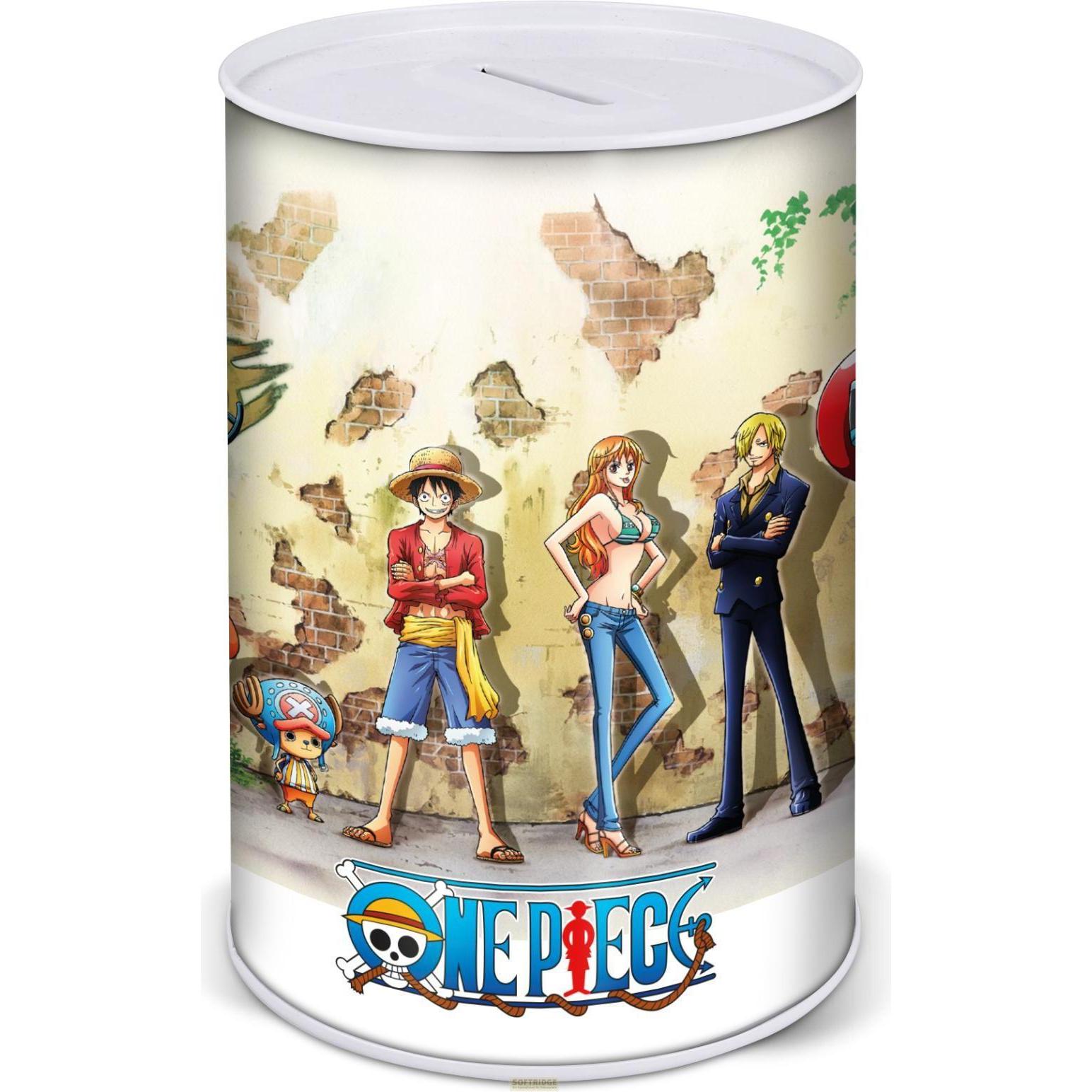 Stor, Spardose, ONE PIECE - Tirelire en Métal - 15cm (15 x 10.5 cm)