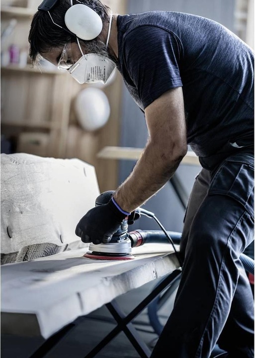 Actual product image Bosch Professional Zubehör EXPERT M480 Sanding net for random orbital sander, 150 mm, G 320, 5 pieces (P320)