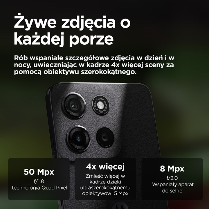 Actual product image Motorola moto g15 power (256 GB, Grey, 6.72", Dual SIM, 50 Mpx, 4G)