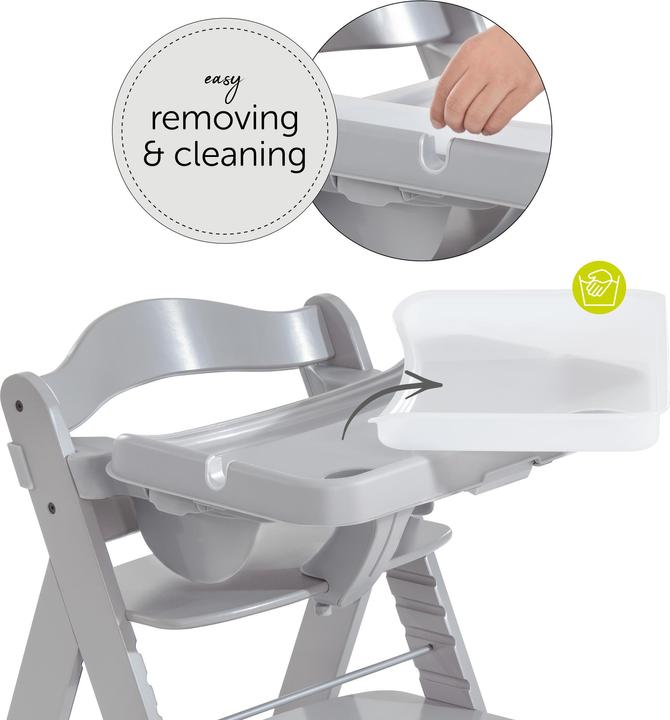 Produktbild Hauck Alpha Tray Grey