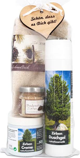 Immagine prodotto ZNatur Set regalo Set di cosmetici biologici in legno di pino svizzero No.15 (Set per la cura del corpo)
