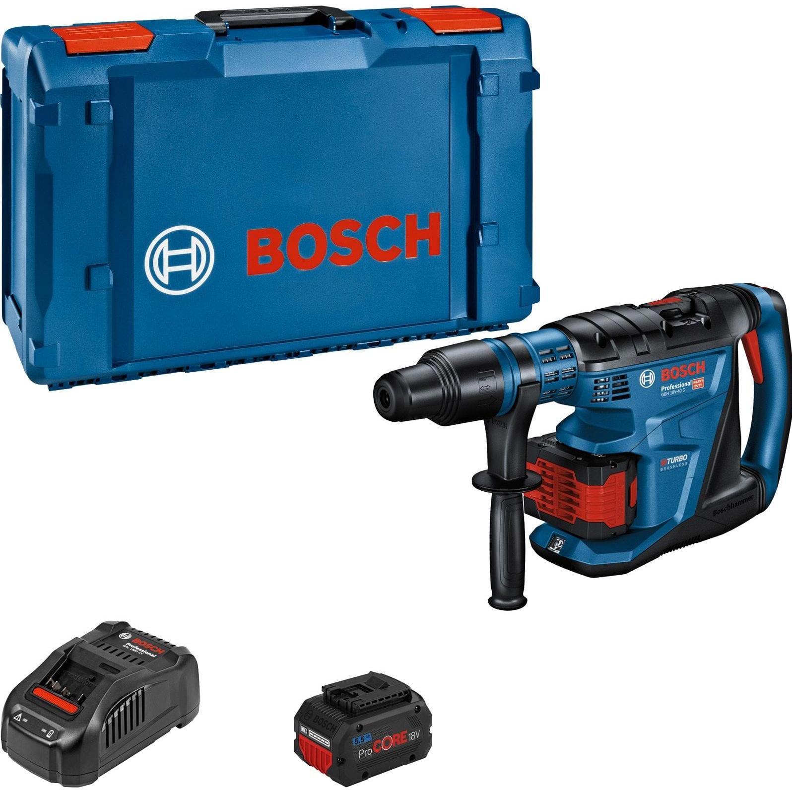 Bosch Professional, Trapano + Avvitatore a batteria, GBH 18V-40 C