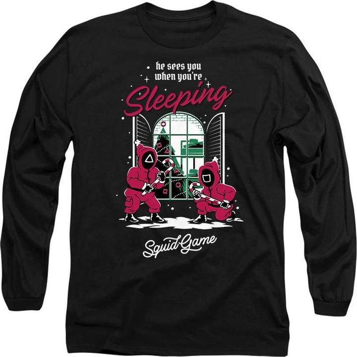Produktbild Squid Game He Sees You When You're Sleeping TShirt (M)