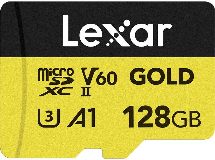Lexar Professional GOLD UHS-II (128 GB, microSDXC, U3, UHS-II)