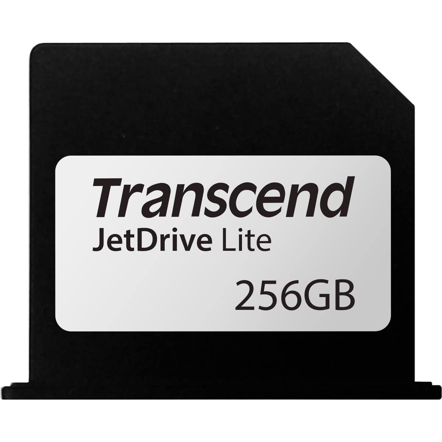 Transcend JetDrive Lite 350 (256 GB, SDXC, U1), Speicherkarte, Schwarz