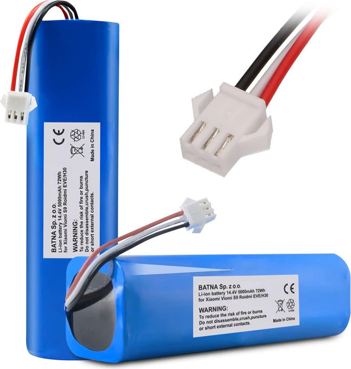 Productafbeelding Xiaomi Dweilrobot Pro INR18650 MA1-4S1P-SC | Oplaadbare batterij | 3200mAh 47,36Wh (1 Pcs., 18650, 3200 mAh)