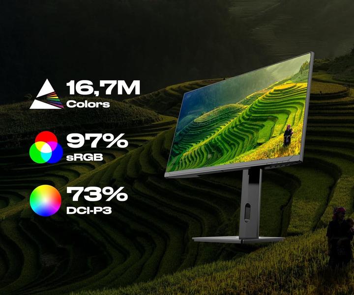 Image du produit Japannext 60,5cm JN-IPS2380UHDR-C65W-HSP 16:9 HDMI/DP UHD (3840 x 2160 pixels, 23.80")