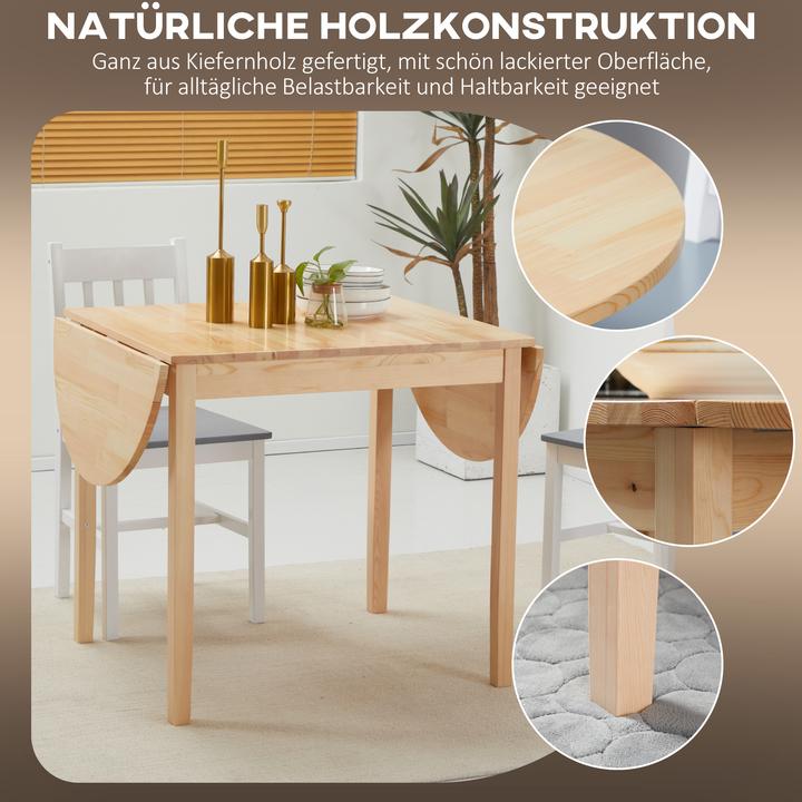 Image du produit Homcom Klapptisch (80 x 70 x 75 cm)