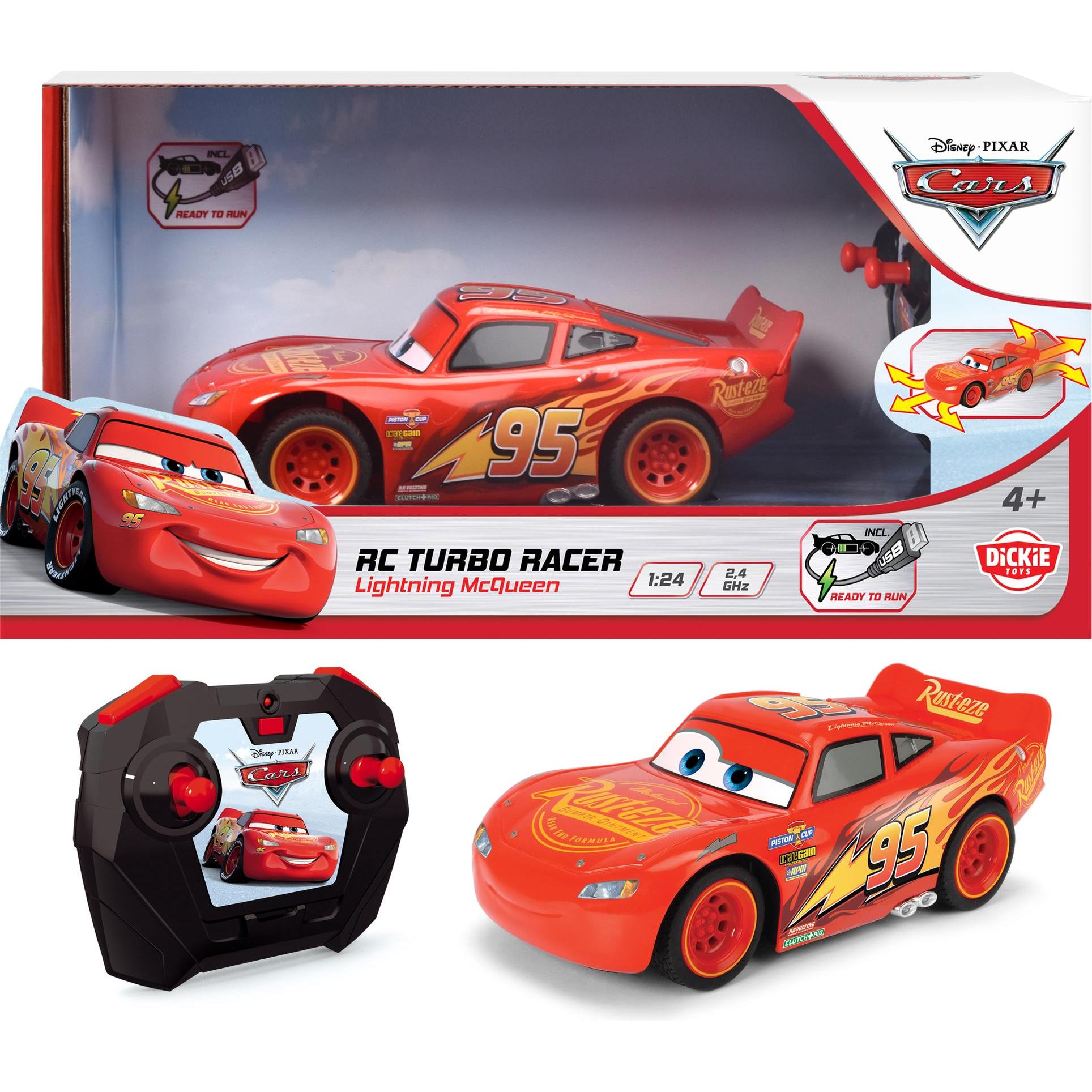 Dickie C Cars 3 Lightning McQueen Turbo Racer