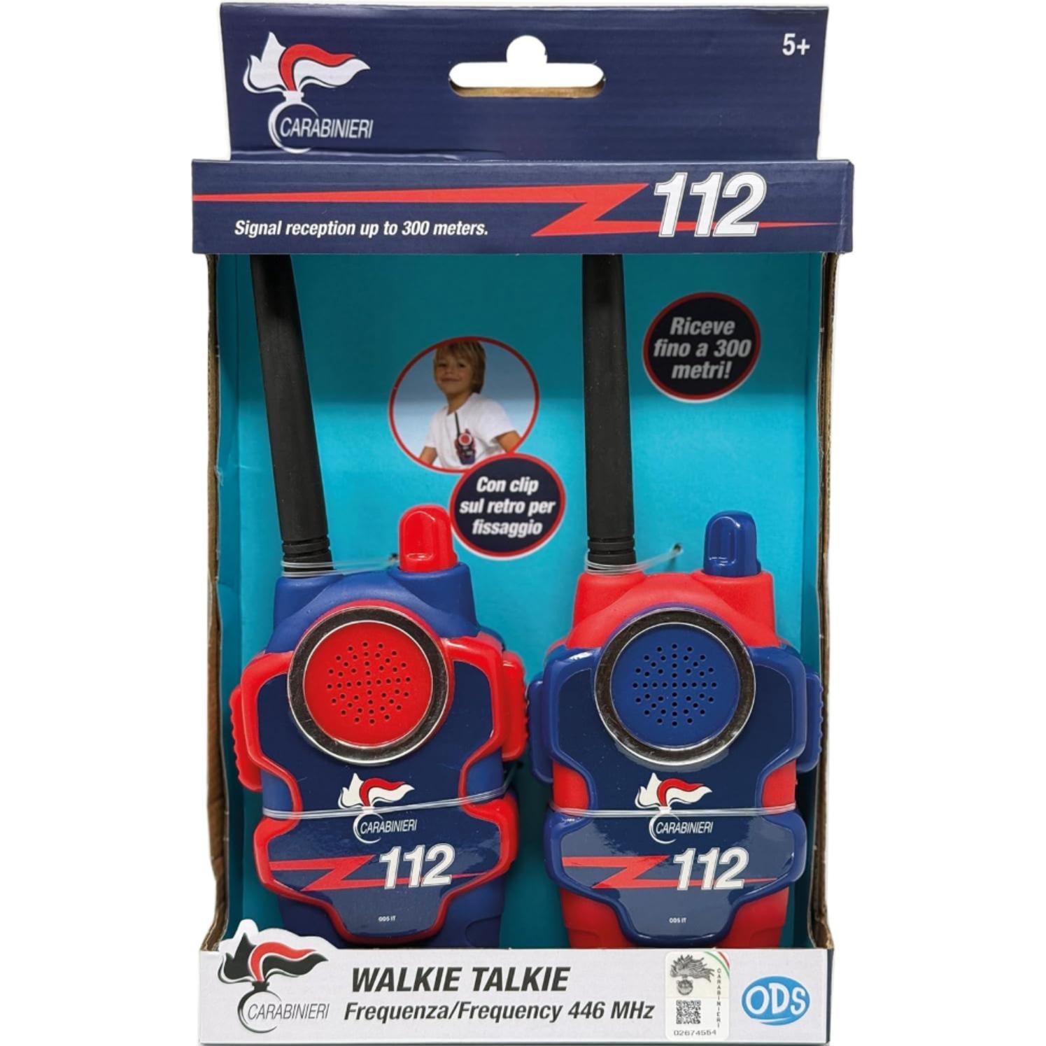 ODS Carabinieri - Walkie TalkieFrequenza 446 MhzRICEZIONE FINO A 300 MT DI DISTANZA, Walkie-talkie, Multicolore