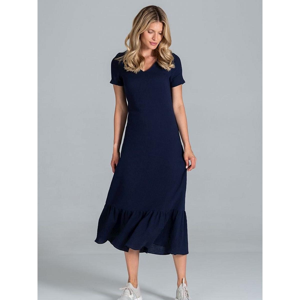 Figl, Damen, Kleider, Alltagskleid, Blau, (L)
