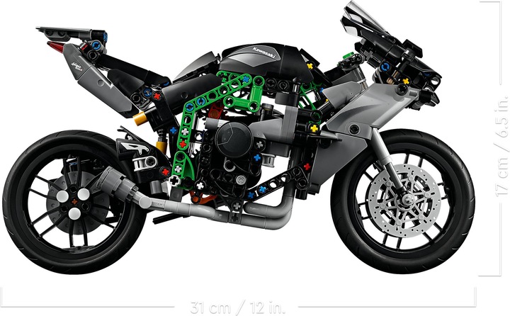 Image du produit LEGO Kawasaki Ninja H2R Motorrad (42170, LEGO Technic)