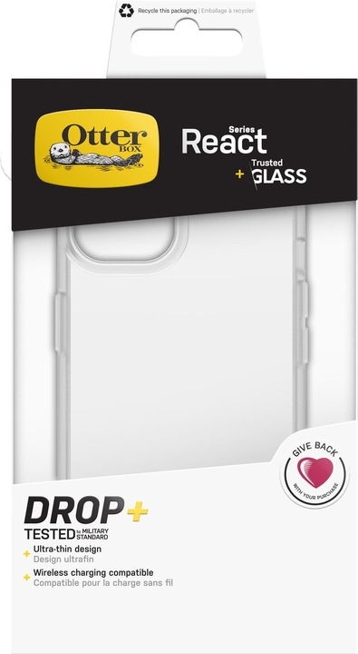 Produktbild OtterBox React + Glass Bundle - Kit (Apple iPhone 13)