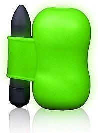Actual product image Ouch! Vibrating Masturbator - Glow in the Dark