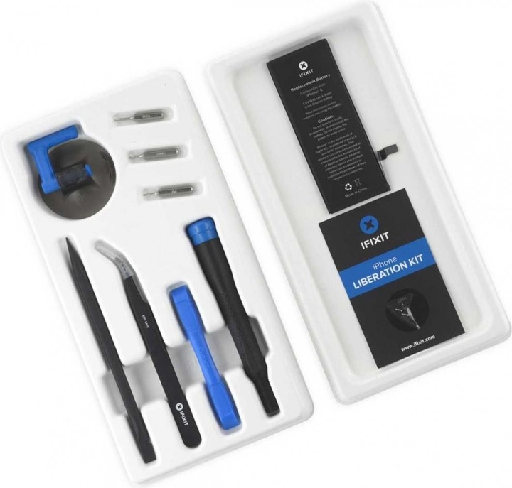Image du produit iFixit EU124002-5 Pièce de rechange pour téléphone portable Pile/batterie noire