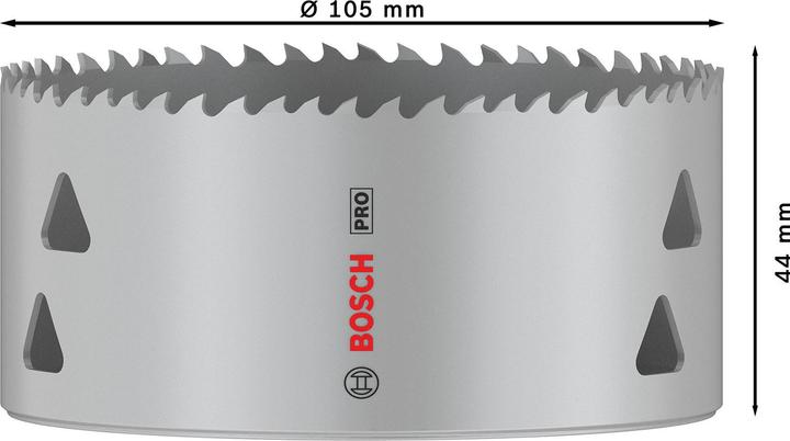 Productafbeelding Bosch Professional Zubehör PRO Multimateriaal gatenzaag, 105 mm, met schroefdraad (105 mm)