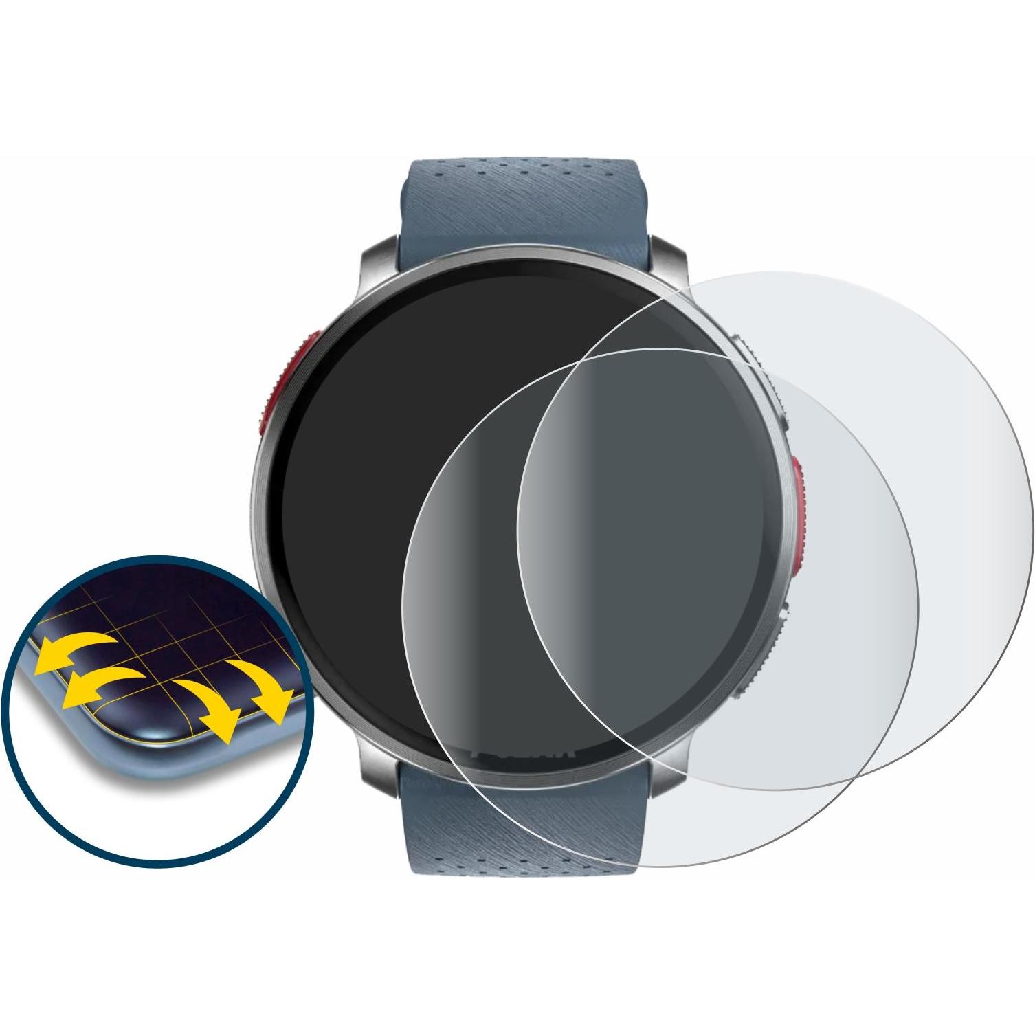 Thumbnail - BROTECT Full-Cover Displayschutz Matt, Smartwatch Schutzfolie, Grau