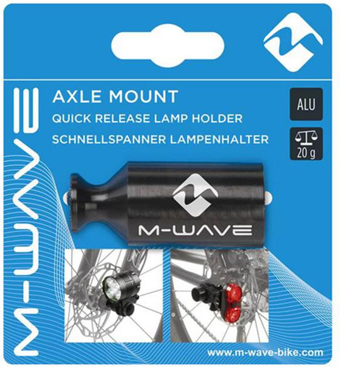 Produktbild M-Wave Unterstützung für Fahrradbeleuchtung vorne/hinten