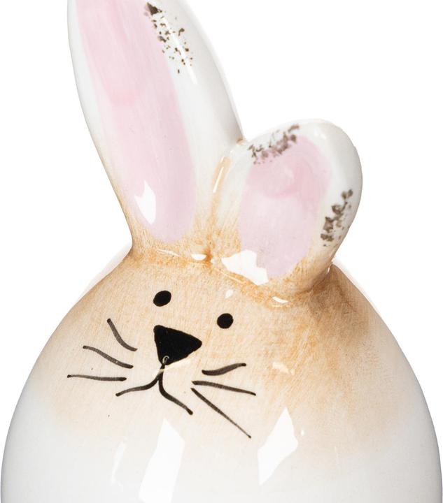 Actual product image Viana Keramik Osterhase Weiss Figur