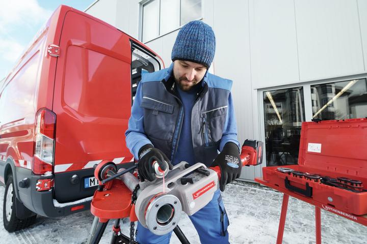 Actual product image Rothenberger Tapping machine SUPERTRONIC® 2000 E 58 rpm 1/2-2 inch