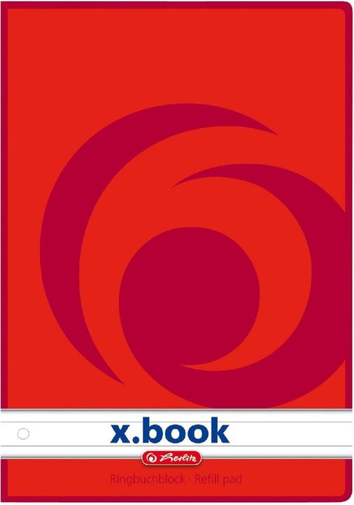 Actual product image Herlitz Ring binder DIN A5, 100 sheets, squared (A5, Checked, No binding)