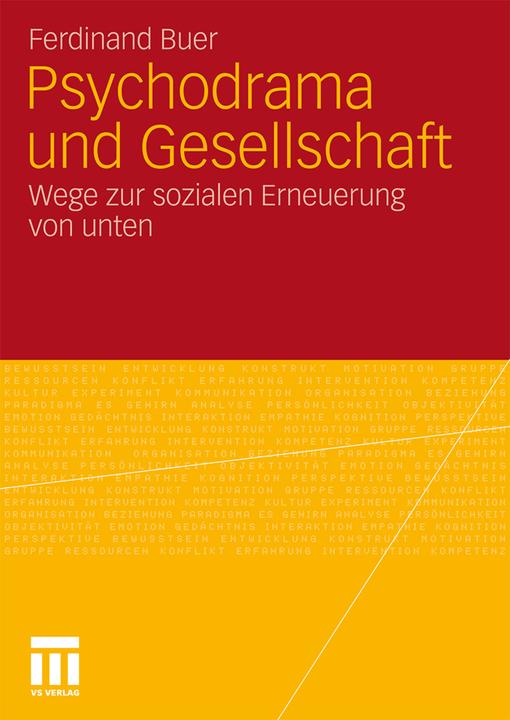 Produktbild Psychodrama und Gesellschaft (Deutsch, Ferdinand Buer, 2010)