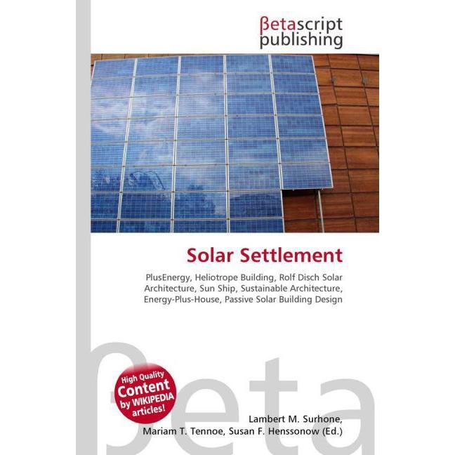 Solar Settlement, Fachbücher