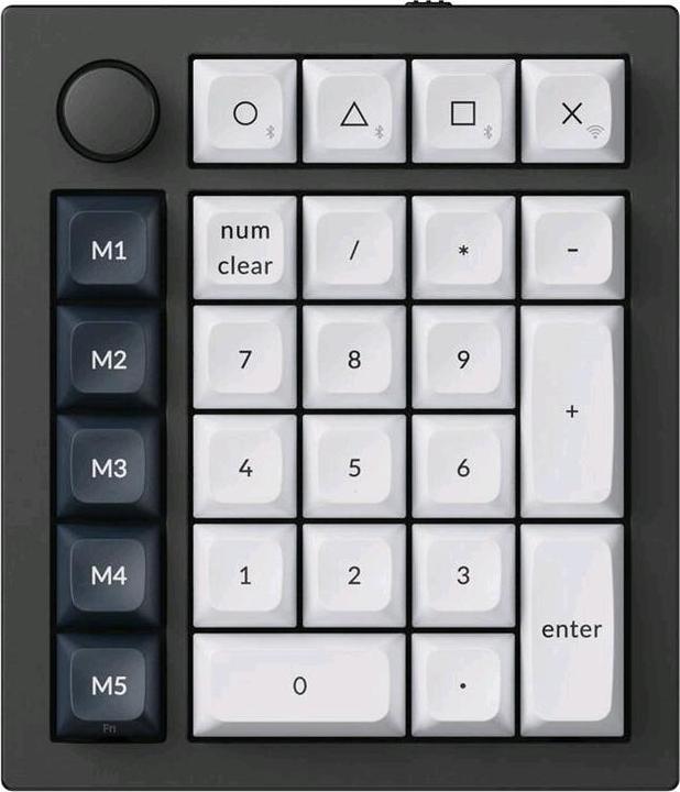 Keychron Q0 Max (Numeric keypad, Cable, Wireless)